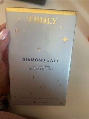 TRULY Diamond Baby Body Serum - Silver & Gold Accents